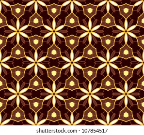 abstract geometric wallpaper pattern seamless background. Vector illustration
