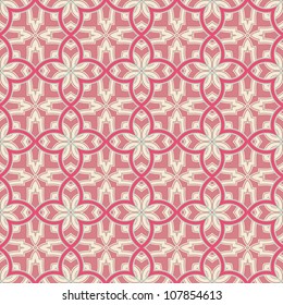abstract geometric wallpaper pattern seamless background. Vector illustration