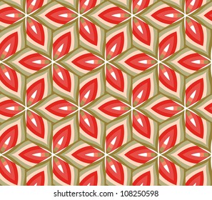 abstract geometric wallpaper pattern seamless background. Vector illustration
