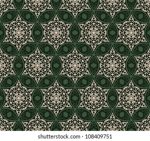 abstract geometric wallpaper pattern seamless background. Vector illustration