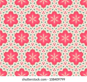 abstract geometric wallpaper pattern seamless background. Vector illustration