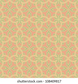 abstract geometric wallpaper pattern seamless background. Vector illustration