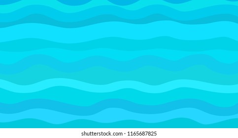 Abstract geometric wallpaper of the surface. Cute sea background. Bright colors. Pattern with lines and waves. Multicolored texture. Decorative style. Dinamic texture. Doodle for design