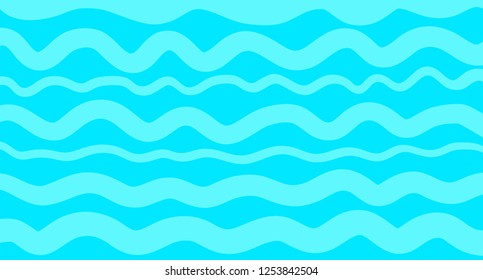Abstract geometric wallpaper of the surface. Wavy sea background. Pattern with lines and waves. Multicolored texture. Decorative style. Doodle for design