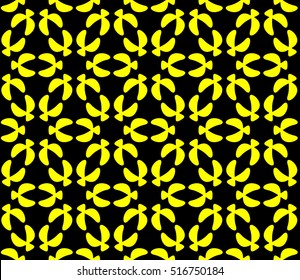 Abstract geometric wallpaper. vector. yellow and black
