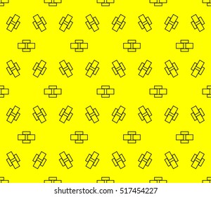 Abstract geometric wallpaper. vector. yellow and black