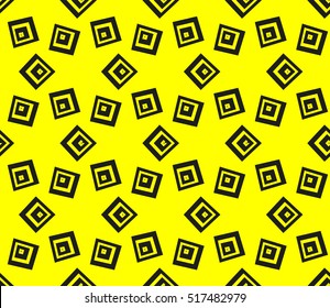 Abstract geometric wallpaper. vector. yellow and black