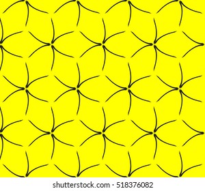 Abstract geometric wallpaper. vector. yellow and black. gold