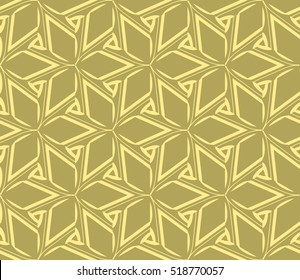 Abstract geometric wallpaper. vector. yellow