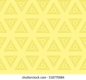 Abstract geometric wallpaper. vector. yellow