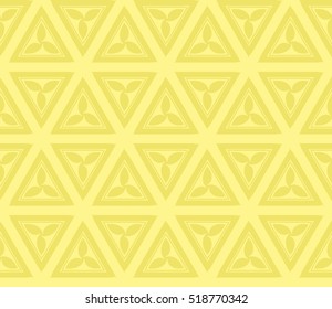 Abstract geometric wallpaper. vector. yellow
