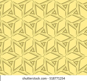 Abstract geometric wallpaper. vector. yellow