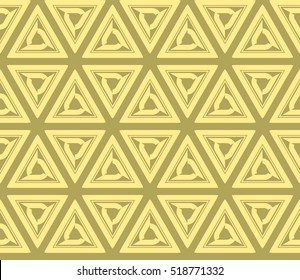 Abstract geometric wallpaper. vector. yellow