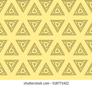 Abstract geometric wallpaper. vector. yellow