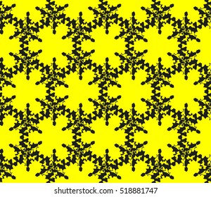 Abstract geometric wallpaper. vector. yellow and black