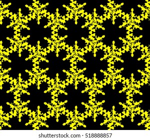 Abstract geometric wallpaper. vector. yellow and black
