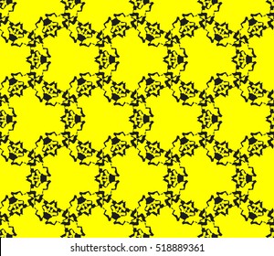 Abstract geometric wallpaper. vector. yellow and black
