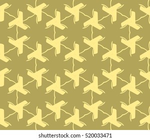 Abstract geometric wallpaper. vector. yellow