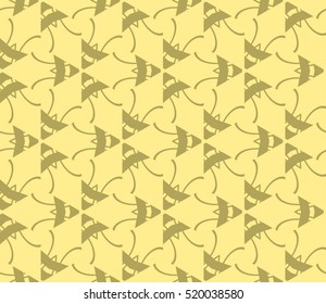 Abstract geometric wallpaper. vector. yellow