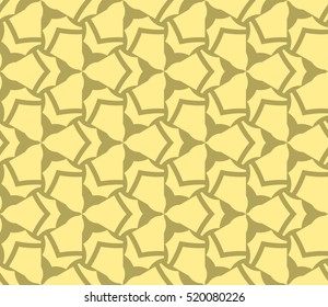 Abstract geometric wallpaper. vector. yellow