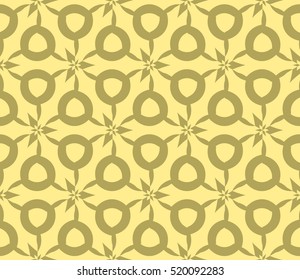 Abstract geometric wallpaper. vector. yellow