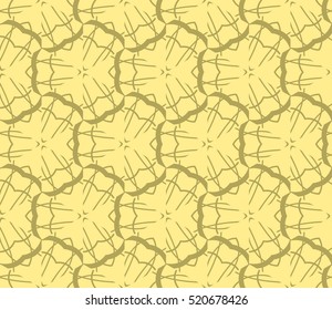 Abstract geometric wallpaper. vector. yellow