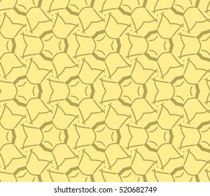 Abstract geometric wallpaper. vector. yellow
