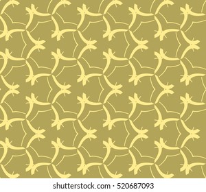 Abstract geometric wallpaper. vector. yellow