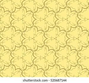 Abstract geometric wallpaper. vector. yellow