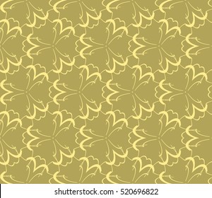 Abstract geometric wallpaper. vector. yellow