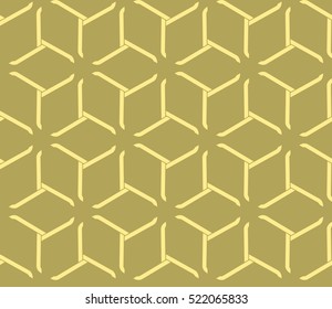 Abstract geometric wallpaper. vector. yellow
