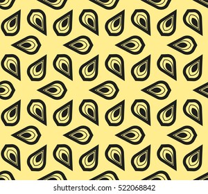 Abstract geometric wallpaper. vector. yellow