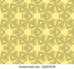 Abstract geometric wallpaper. vector. yellow