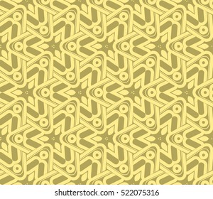 Abstract geometric wallpaper. vector. yellow