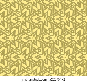Abstract geometric wallpaper. vector. yellow