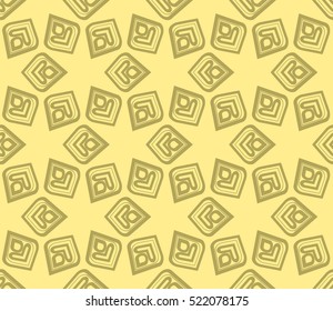 Abstract geometric wallpaper. vector. yellow