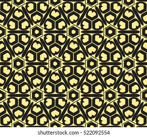 Abstract geometric wallpaper. vector. yellow