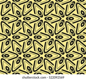 Abstract geometric wallpaper. vector. yellow