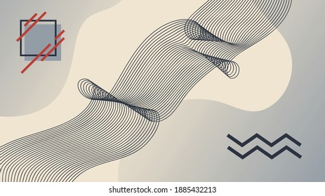 Ein abstrakter geometrischer Bildschirmhintergrund für Ihren Desktop.