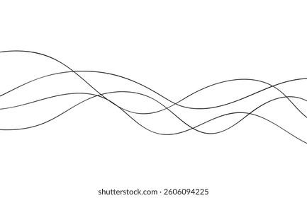 abstract geometric wave line design.