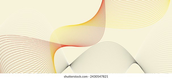 abstract geometric wave line pattern