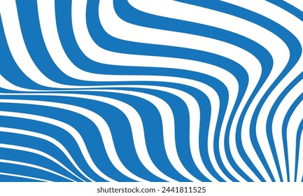 abstract geometric wave line pattern art vector illustration