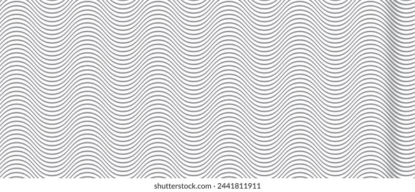 abstract geometric wave line pattern art vector illustration