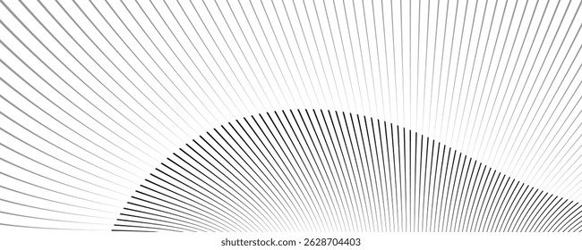abstract geometric wave line pattern art vector illustration