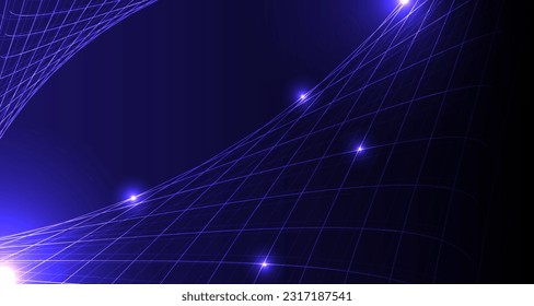 Abstract geometric wave lines, curves, technology style, futuristic digital network background. EP.1.Elements Isolated vector illustration. and graphic technology  Science abstract  graphic design