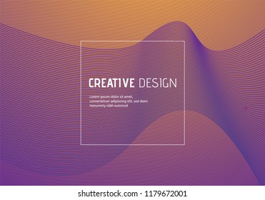 abstract geometric wave motion background