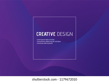 abstract geometric wave motion background