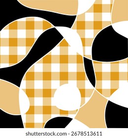 Abstract geometric wave pattern. Vector Illustration.