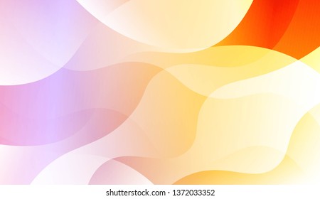 Abstract Geometric Wave Shape with Gradient Soft Colorful Background. For Your Design Wallpaper, Presentation, Banner, Flyer, Cover Page, Landing Page. Vector Illustration