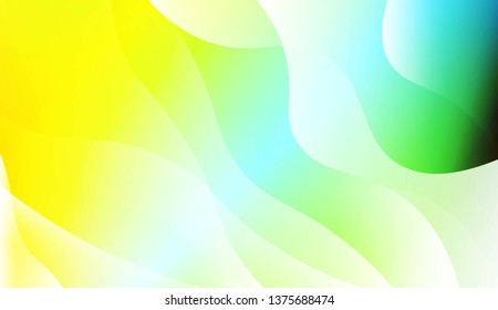 Abstract Geometric Wave Shape with Gradient Soft Colorful Background. For Your Design Wallpaper, Presentation, Banner, Flyer, Cover Page, Landing Page. Vector Illustration
